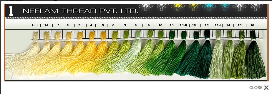 Neelam Thread Color Chart